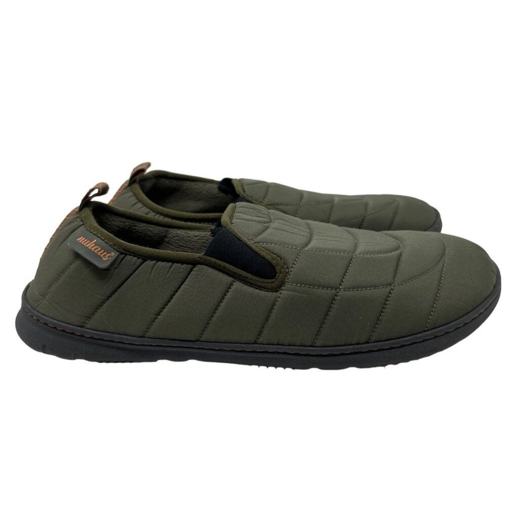 Nuhaus Men's SKI Comfort Memory Foam Slip On Loafer Slippers Size 12
